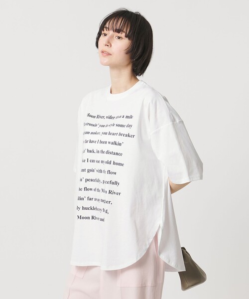 SACRA（サクラ） tシャツ 「SACRA」メッセージ Tシャツ レディース