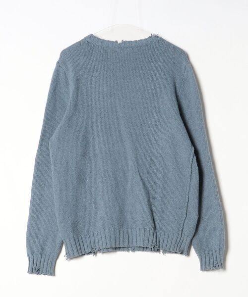 「REPLAY」 長袖ニット MEDIUM ブルー メンズの画像