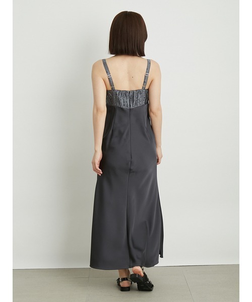 「LILY BROWN」 キャミソールワンピース 0 ベージュ レディース_画像7
