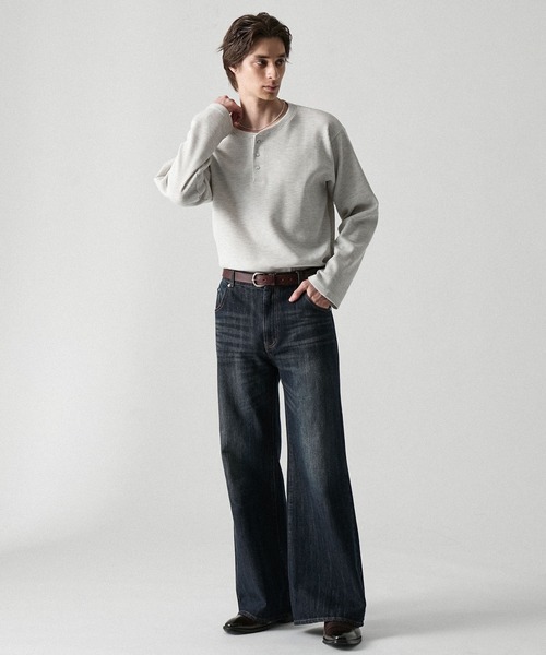パンツ old design denim pants CLEL（クレイル） ワイドパンツ ジーンズ 「CLEL」Vintage Design