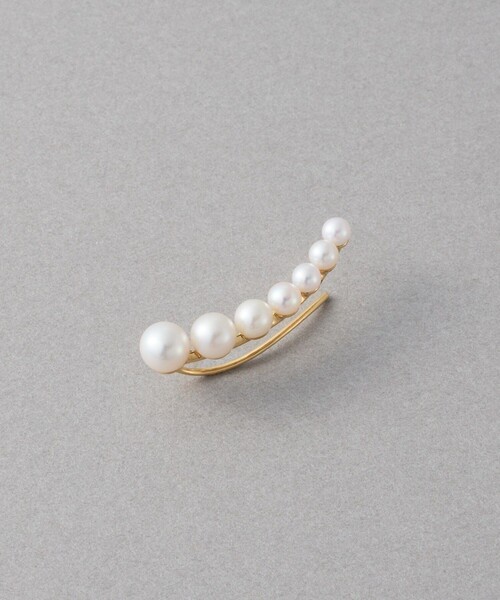 ete（エテ） ピアス 「パール」 K18YG ピアスクリップ レディース