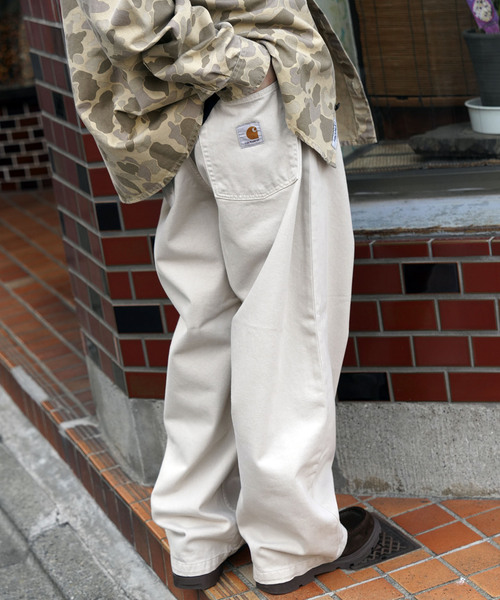 「Carhartt WIP」 デニムパンツ MEDIUM アイボリー メンズの画像