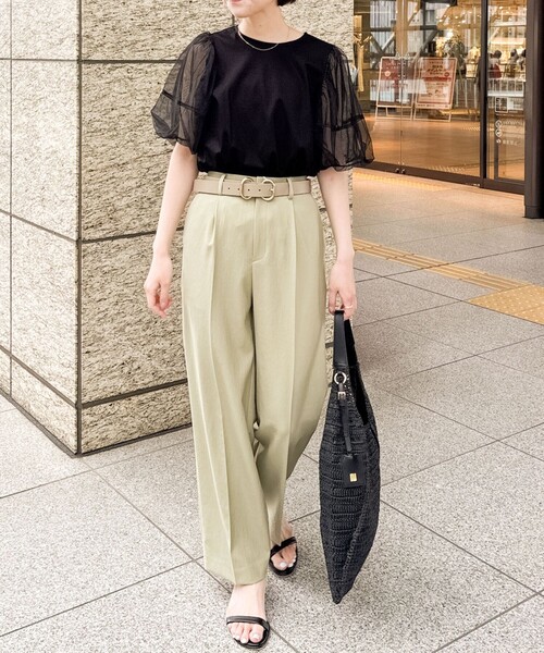 「NOLLEY'S」 パンツ 36 ブラウン レディースの画像