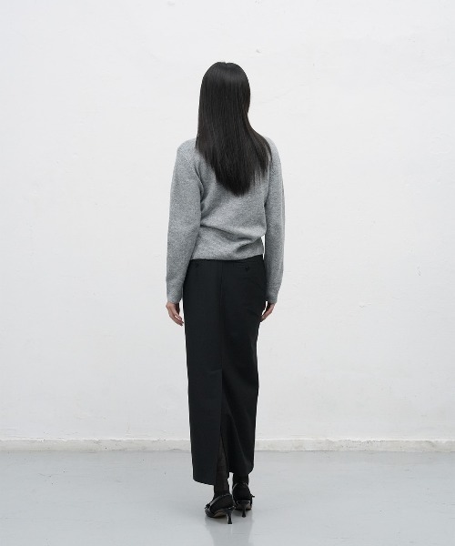 「GENERAL IDEA」 ニットカーディガン S グレー レディース_画像7