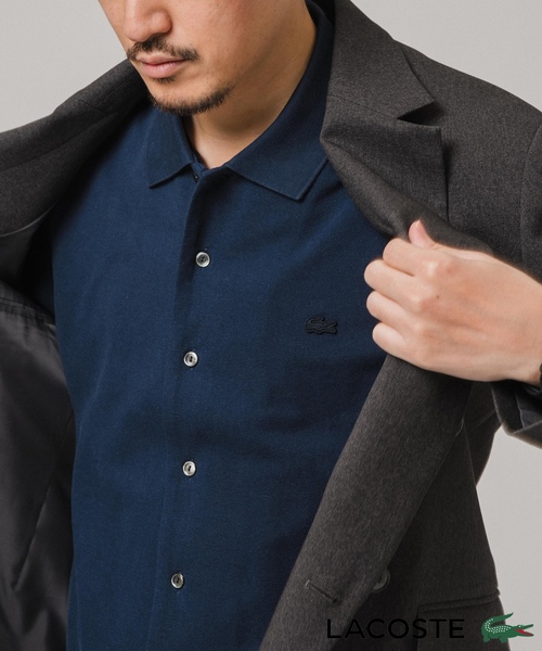 【美品】LACOSTE ラコステ ポロシャツ 長袖 ネイビー メンズ サイズ3 LACOSTE（ラコステ） 長袖ポロシャツ 3 ネイビー メンズ : ZOZOTOWN