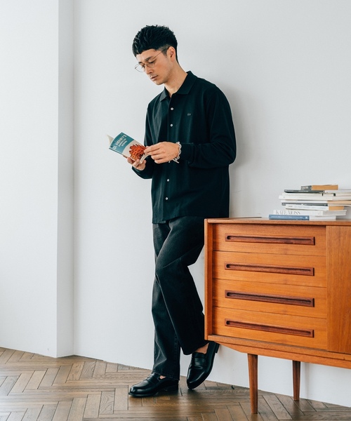 LACOSTE（ラコステ） 長袖ポロシャツ 3 ネイビー メンズ : ZOZOTOWN