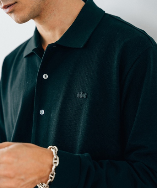 【美品】LACOSTE ラコステ ポロシャツ 長袖 ネイビー メンズ サイズ3 LACOSTE（ラコステ） 長袖ポロシャツ 3 ネイビー メンズ : ZOZOTOWN