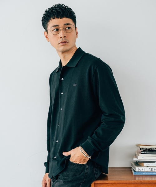 【美品】LACOSTE ラコステ ポロシャツ 長袖 ネイビー メンズ サイズ3 LACOSTE（ラコステ） 長袖ポロシャツ 3 ネイビー メンズ : ZOZOTOWN