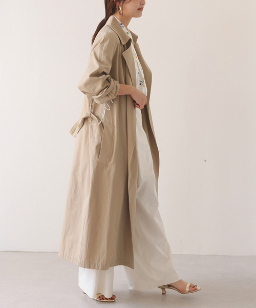「margaux」 長袖シャツ - ホワイト レディース_画像6