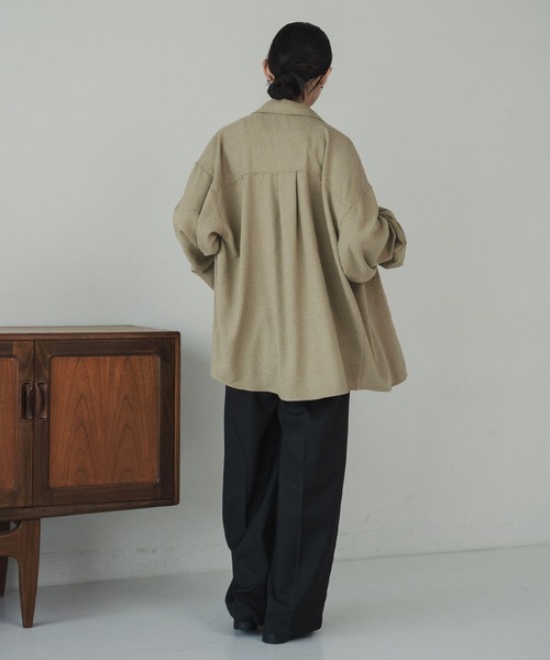 「hellam」 長袖シャツ FREE イエロー レディース_画像5