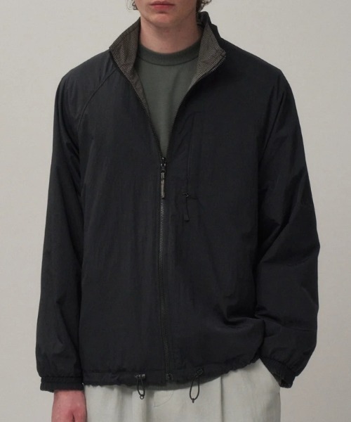 コート ジャケット ATON (エイトン)FINE SILK TAFTA | REVERSIBLE JACKET メンズ レディースの画像