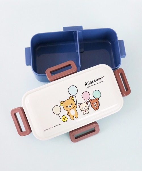 ③リラックマ お弁当箱 まとめ売り 弁当箱 「Rilakkuma/リラックマ」 抗菌ふわっと弁当箱 PFLB6AG