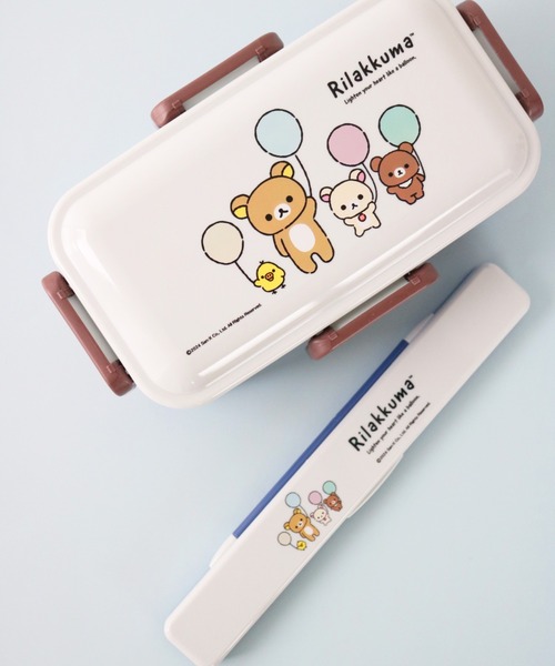 【未開封品】リラックマ お弁当ストラップ 4個セット 【平成レトロ】 弁当箱 「Rilakkuma/リラックマ」 抗菌ふわっと弁当箱 PFLB6AG