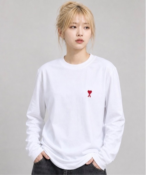 AMI Alexandre Mattiussi tシャツ 「AMI PARIS」アミ パリス Small