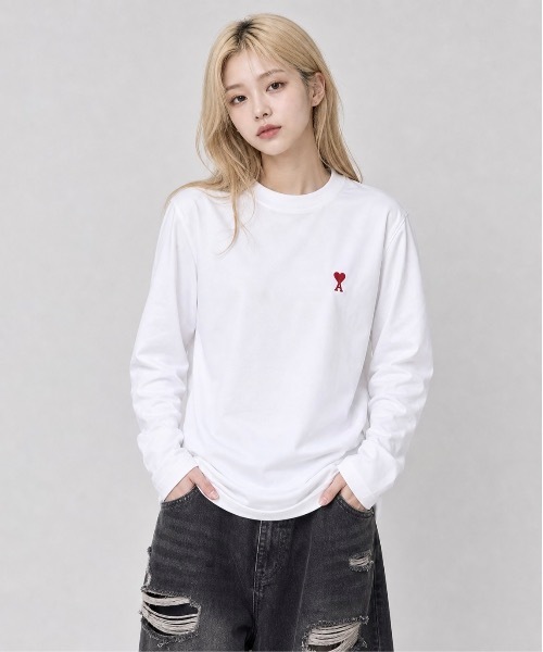 AMI Alexandre Mattiussi tシャツ 「AMI PARIS」アミ パリス Small