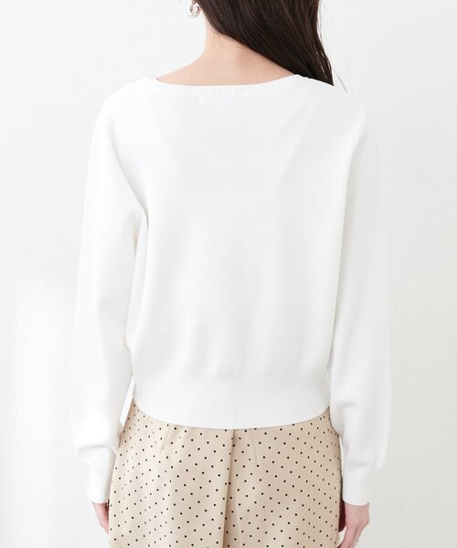 「natural couture」 ニットカーディガン FREE チャコールグレー レディース_画像8