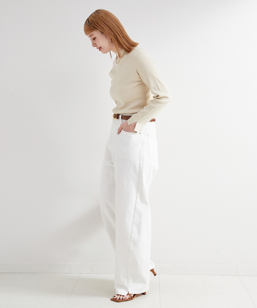 「B.C STOCK」 「DU JOUR」デニムパンツ 36 ブルー レディース_画像4