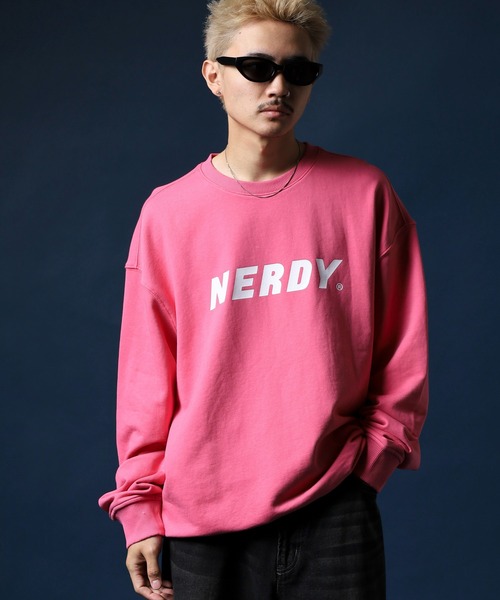 「NERDY」 長袖Tシャツ S ピンク メンズ_画像3