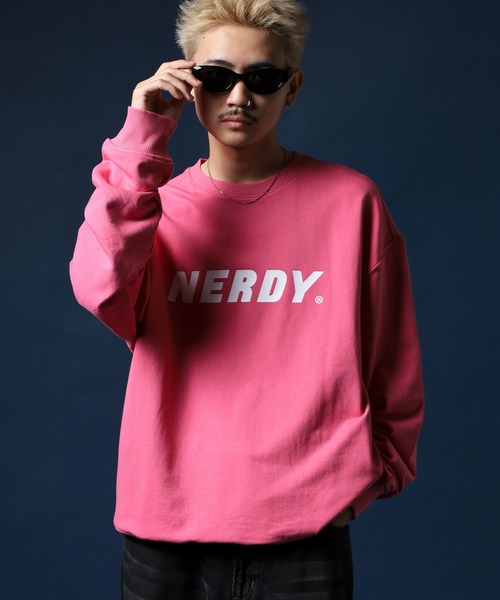 「NERDY」 長袖Tシャツ S ピンク メンズ_画像5