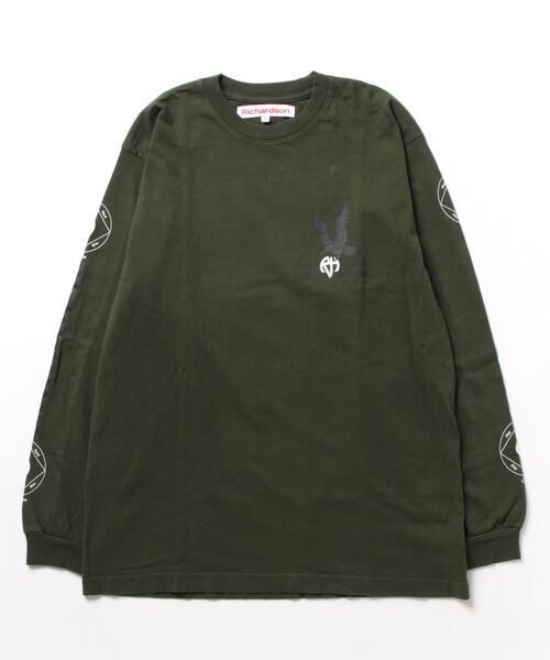 「RICHARDSON」 長袖Tシャツ S グリーン メンズ_画像2