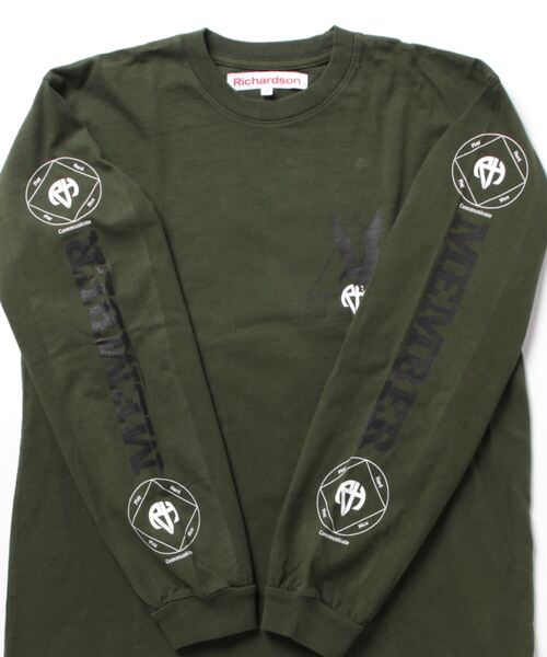 「RICHARDSON」 長袖Tシャツ S グリーン メンズ_画像9