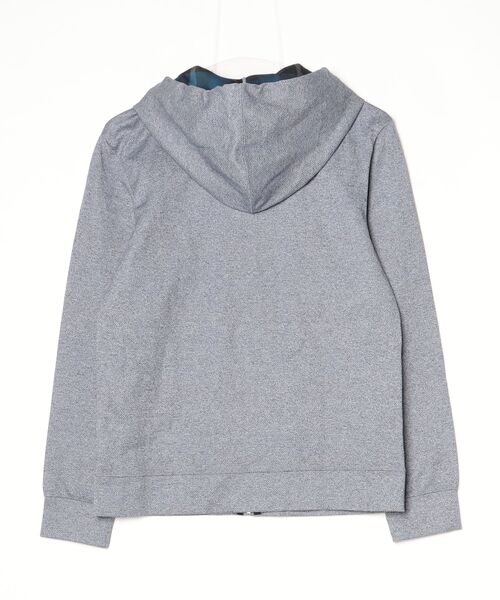 美品✨ブルーレーベルクレストブリッジ　ジップアップパーカー　ブラックM ロゴ金具 BLACK LABEL CRESTBRIDGE（ブラックレーベル クレストブリッジ