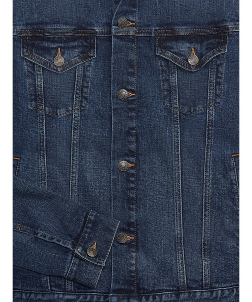 「GAP」 デニムジャケット X-LARGE インディゴブルー メンズ_画像4