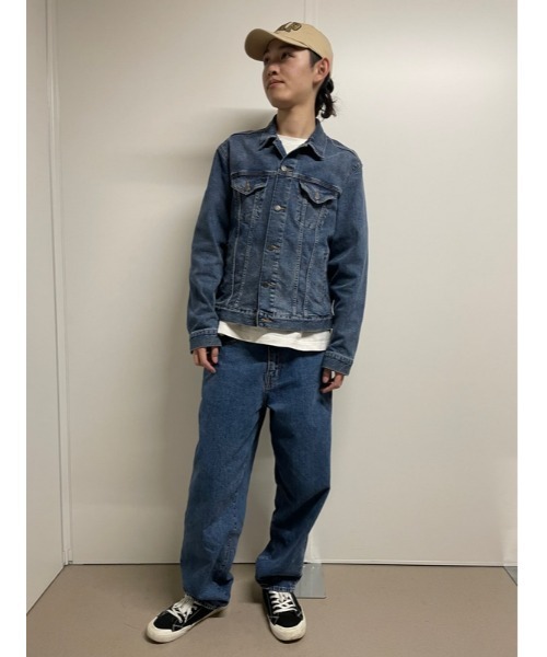 「GAP」 デニムジャケット X-LARGE インディゴブルー メンズ_画像8