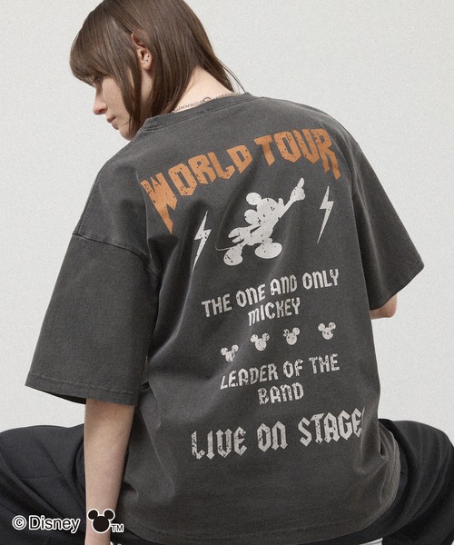 Disney（ディズニー） tシャツ 「Exclusive」 Vintage Rock'n Roll Tee