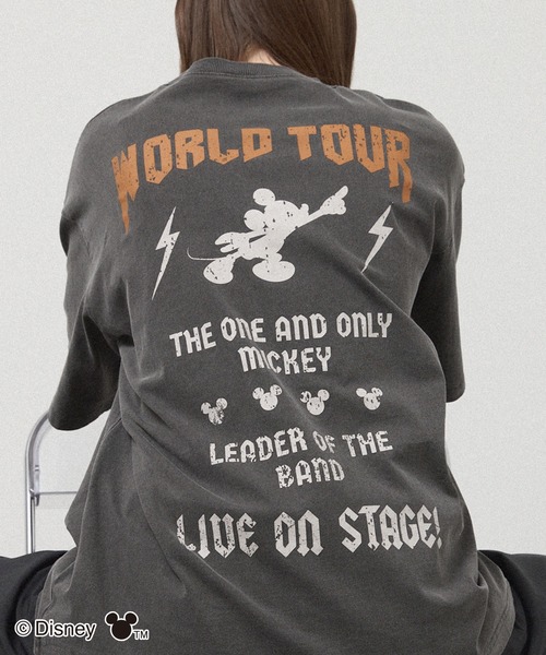 Disney（ディズニー） tシャツ 「Exclusive」 Vintage Rock'n Roll Tee
