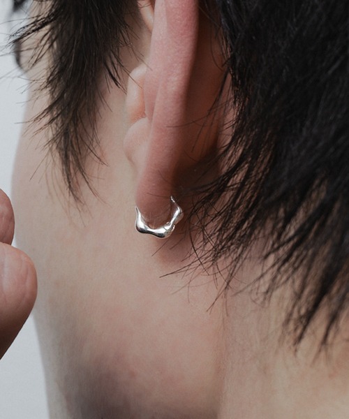 whoseA（フーシー） フープ ピアス 「silver925」Pillar HoopPierce