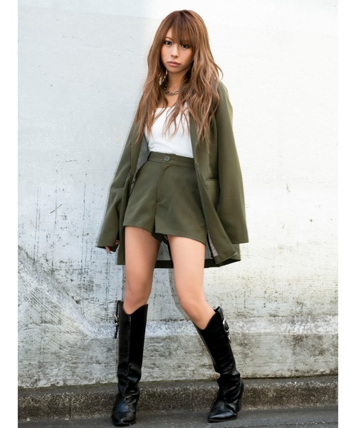 「EGOIST」 ショートパンツ S ホワイト レディース_画像2