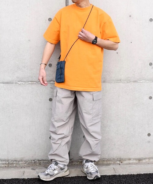 「HINSON」 カーゴパンツ SMALL ライトグレー メンズ_画像2