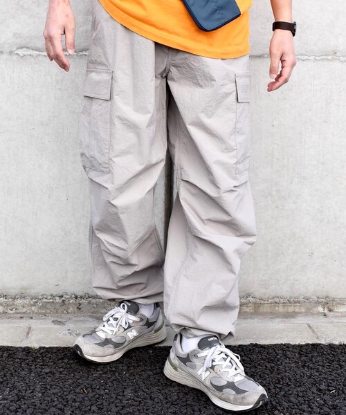 「HINSON」 カーゴパンツ SMALL ライトグレー メンズ_画像5