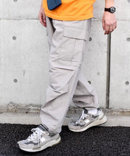 「HINSON」 カーゴパンツ SMALL ライトグレー メンズ_画像6