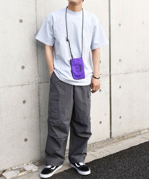「HINSON」 カーゴパンツ SMALL ライトグレー メンズ_画像7