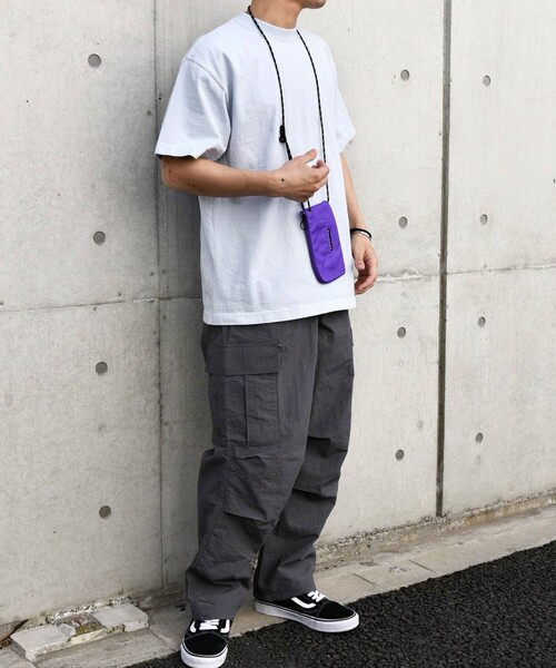 「HINSON」 カーゴパンツ SMALL ライトグレー メンズ_画像8