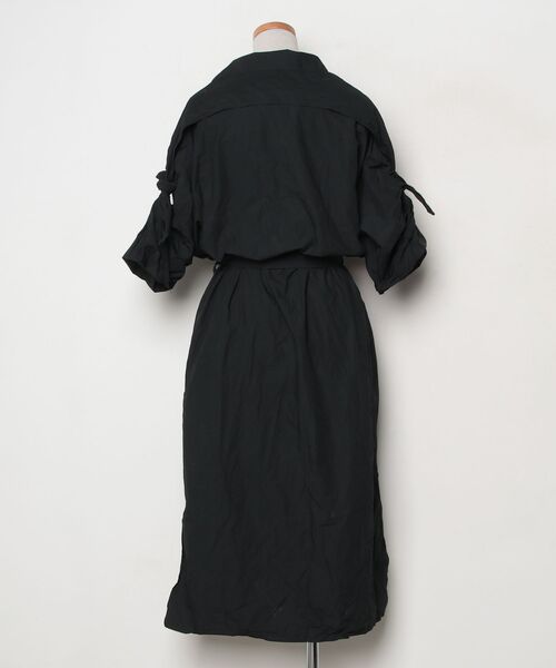 「CHALAYAN」 長袖ワンピース 38 ブラック レディース_画像2