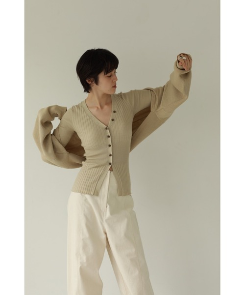 TODAYFUL  ニットボレロ TODAYFUL カーディガン ダブルフェイスニットボレロ（Doubleface Knit