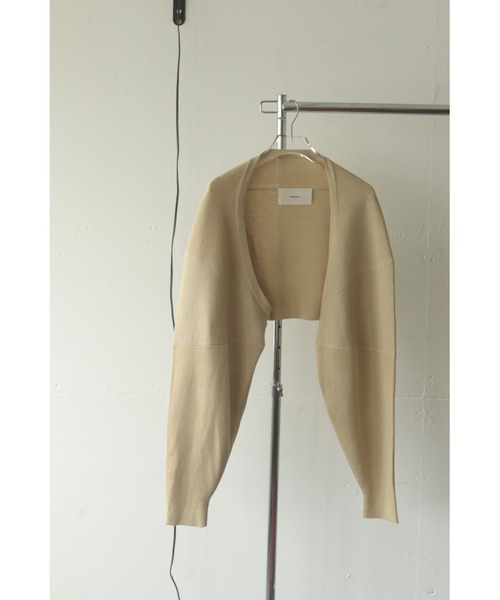 TODAYFUL カーディガン ダブルフェイスニットボレロ（Doubleface Knit