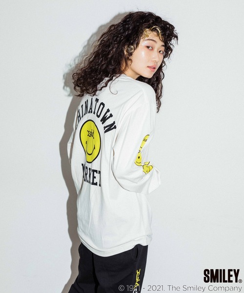 お得大人気 tシャツ Tシャツ X-girl × CHINATOWN MARKET SMILEY(R) L/S TEE ZOZOTOWN PayPayモール店 - 通販 - PayPayモール 好評正規品