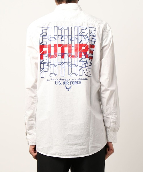 シャツ ブラウス AVIREX アヴィレックス フェードウォッシュ ルーズフィットシャツ FADE WASH LOOSE FIT SHIRT