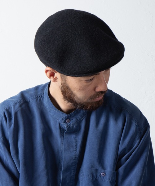 RACAL（ラカル） 帽子 ベレー帽 Classic Basque Wool Knit Hunting