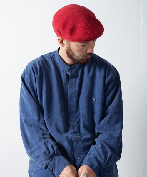 RACAL（ラカル） 帽子 ベレー帽 Classic Basque Wool Knit Hunting