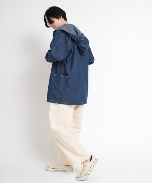 URCH RNA ブラウス シャツ B2692 ワークショップフードシャツ