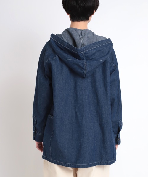 ブラウス シャツ B2692 ワークショップフードシャツ レディース URCH RNA ブラウス シャツ B2692 ワークショップフードシャツ