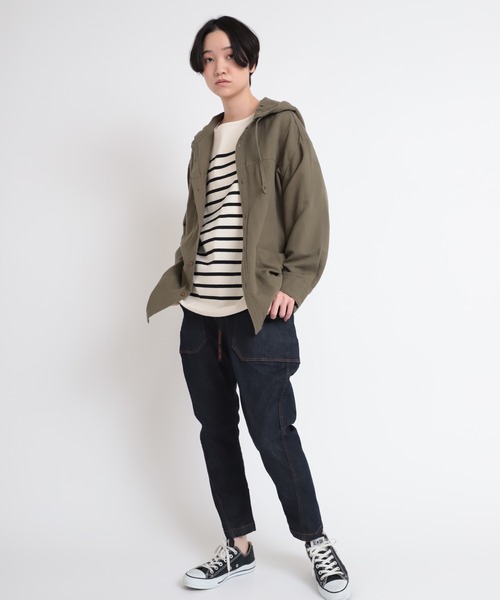 ブラウス シャツ B2692 ワークショップフードシャツ レディース URCH RNA ブラウス シャツ B2692 ワークショップフードシャツ