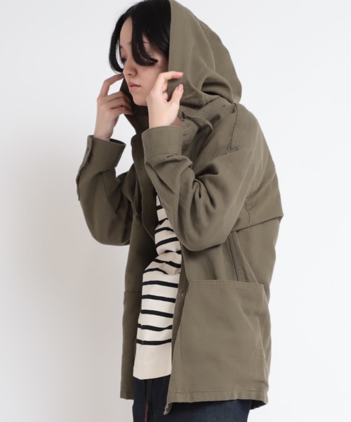 ブラウス シャツ B2692 ワークショップフードシャツ レディース URCH RNA ブラウス シャツ B2692 ワークショップフードシャツ