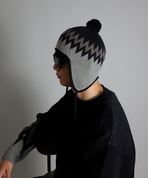 NUMBER (N)INE（ナンバーナイン） 帽子 キャップ ZIGZAG JACQUARD