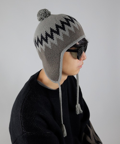 NUMBER (N)INE（ナンバーナイン） 帽子 キャップ ZIGZAG JACQUARD